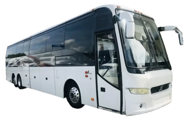 56-passenger charter bus, Los Angeles